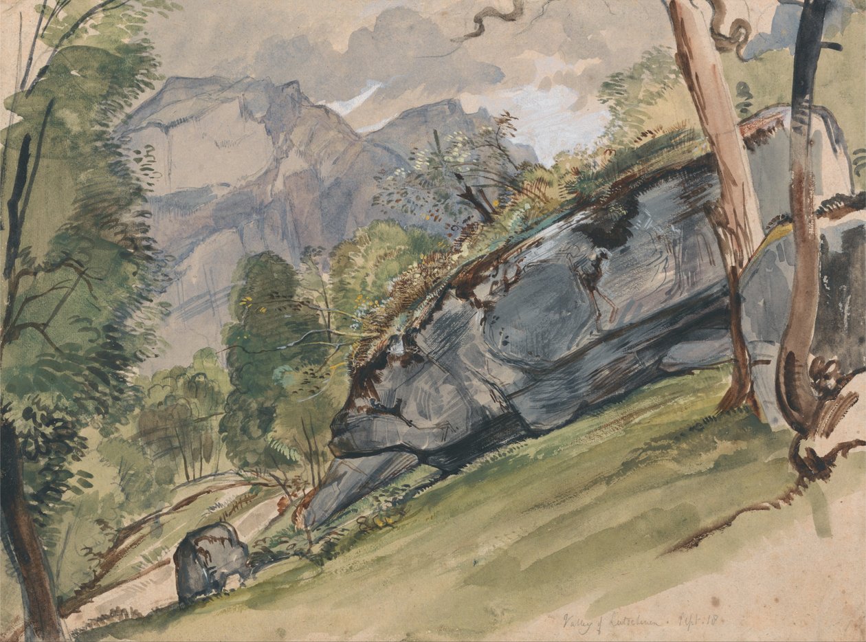 Lutscheuen -dalen av John Frederick Lewis