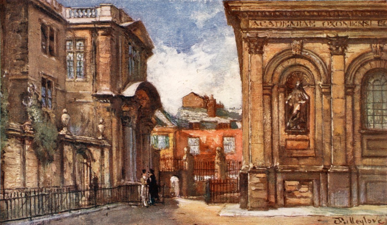 Old Ashmolean Museum og Sheldonian Theatre, 1903 av John Fulleylove