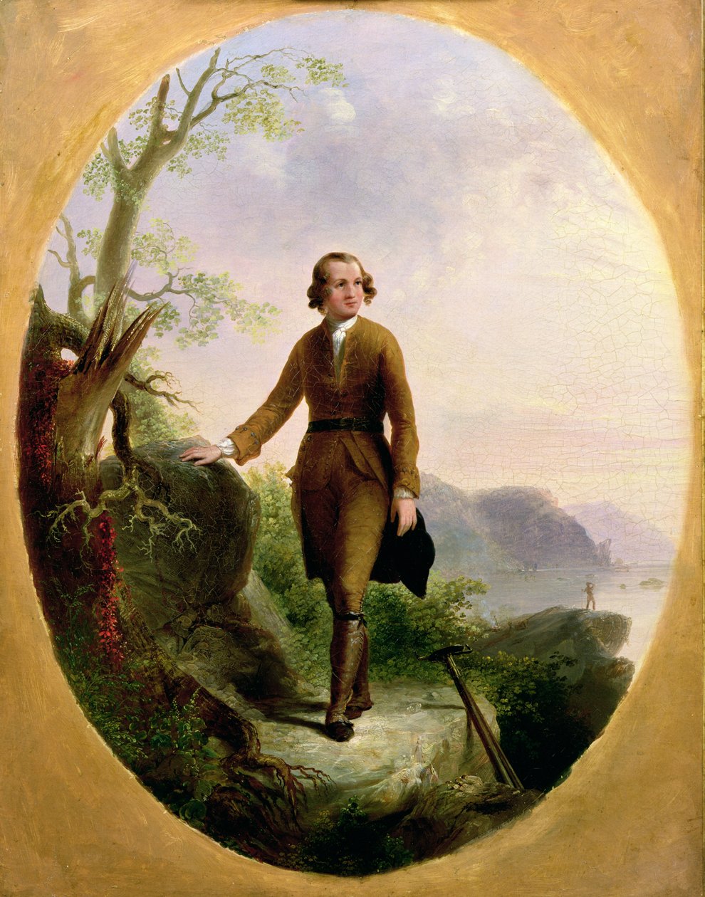 George Washington som ung landmåler, 1841 av John Gadsby Chapman
