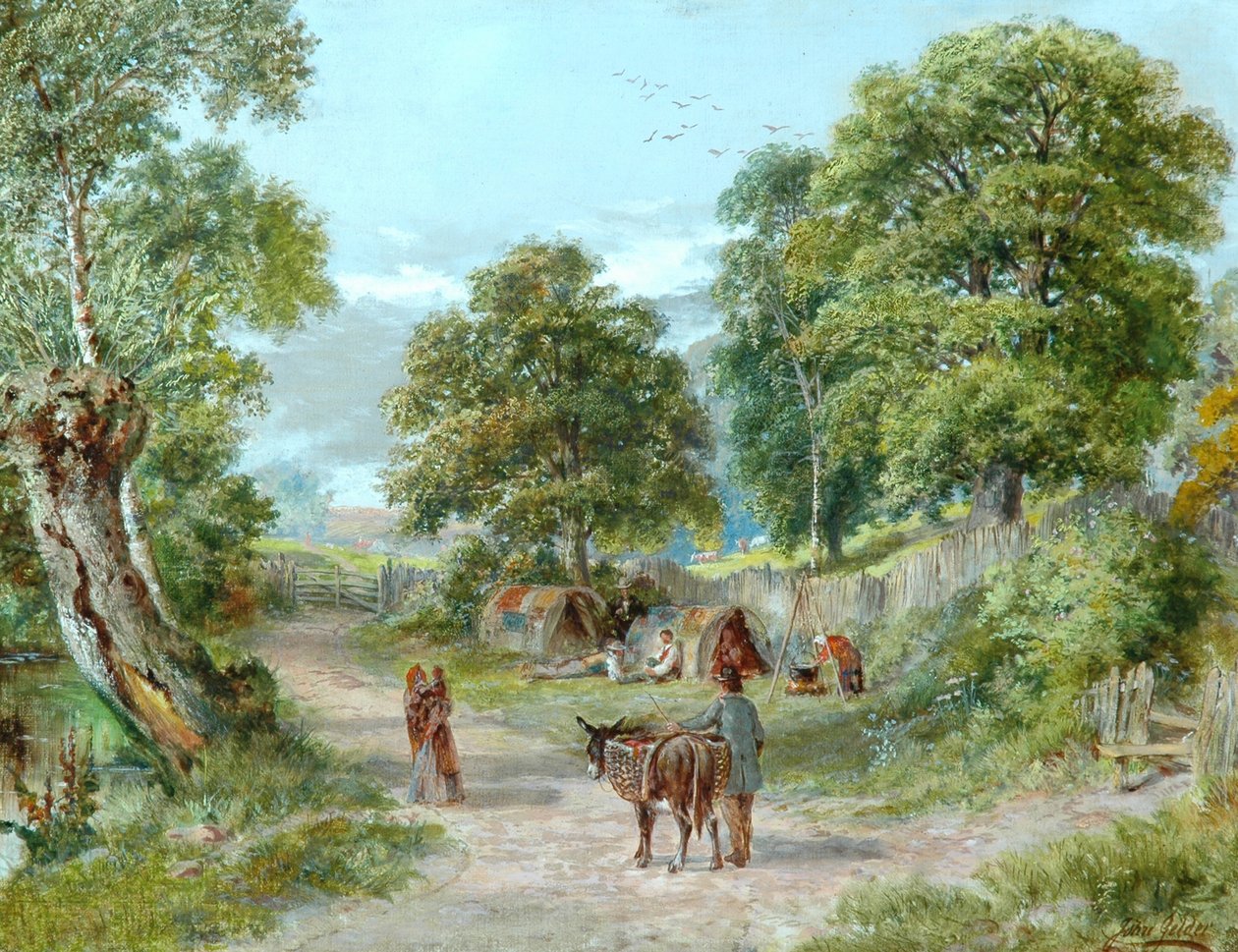 Sigøynerleiren av John Gelder