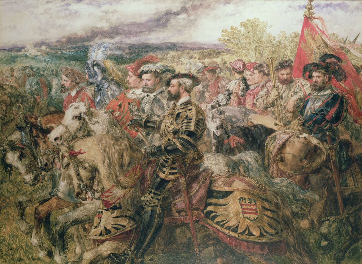 The Field of the Cloth of Gold, 1520 av John Gilbert