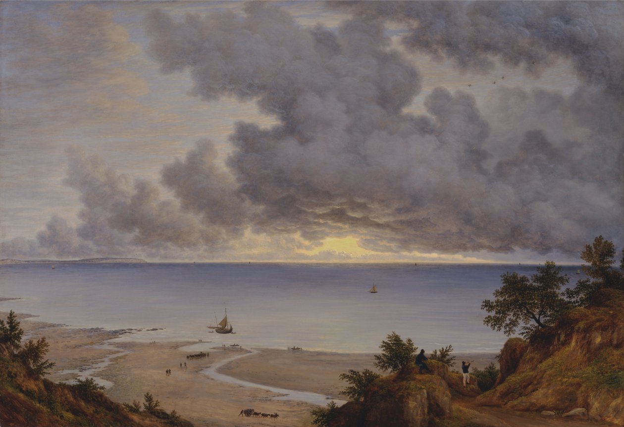 Sandown Bay, fra nær Shanklin Chine, Isle of Wight av John Glover