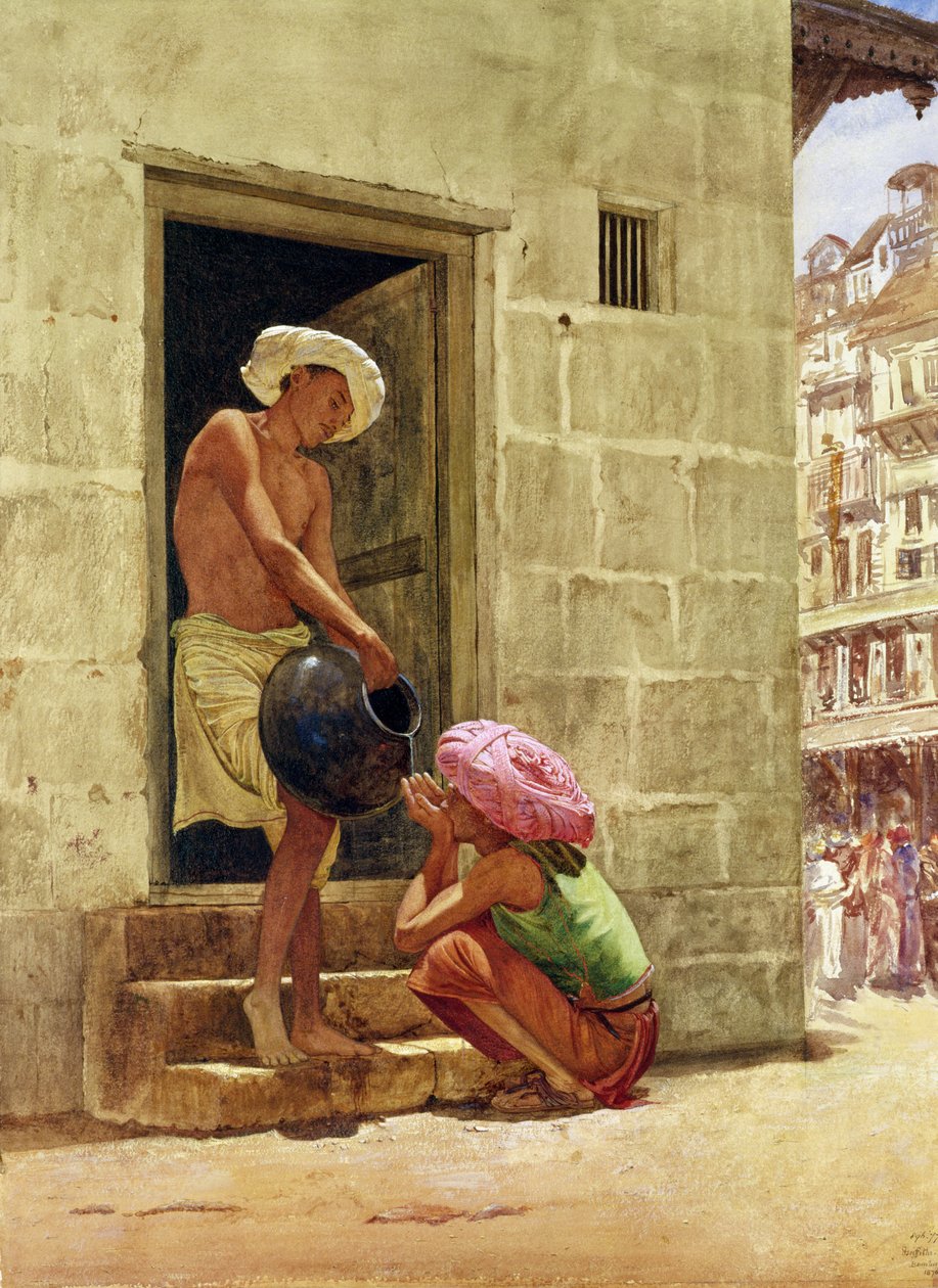 En drink på vei, 1876 av John Griffiths