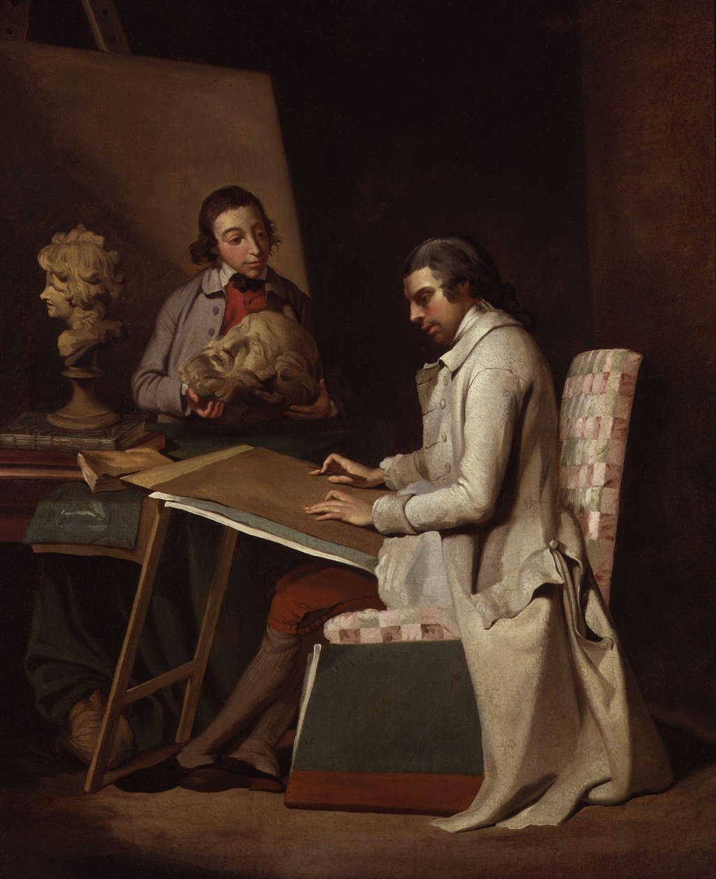Selvportrett av John Hamilton Mortimer
