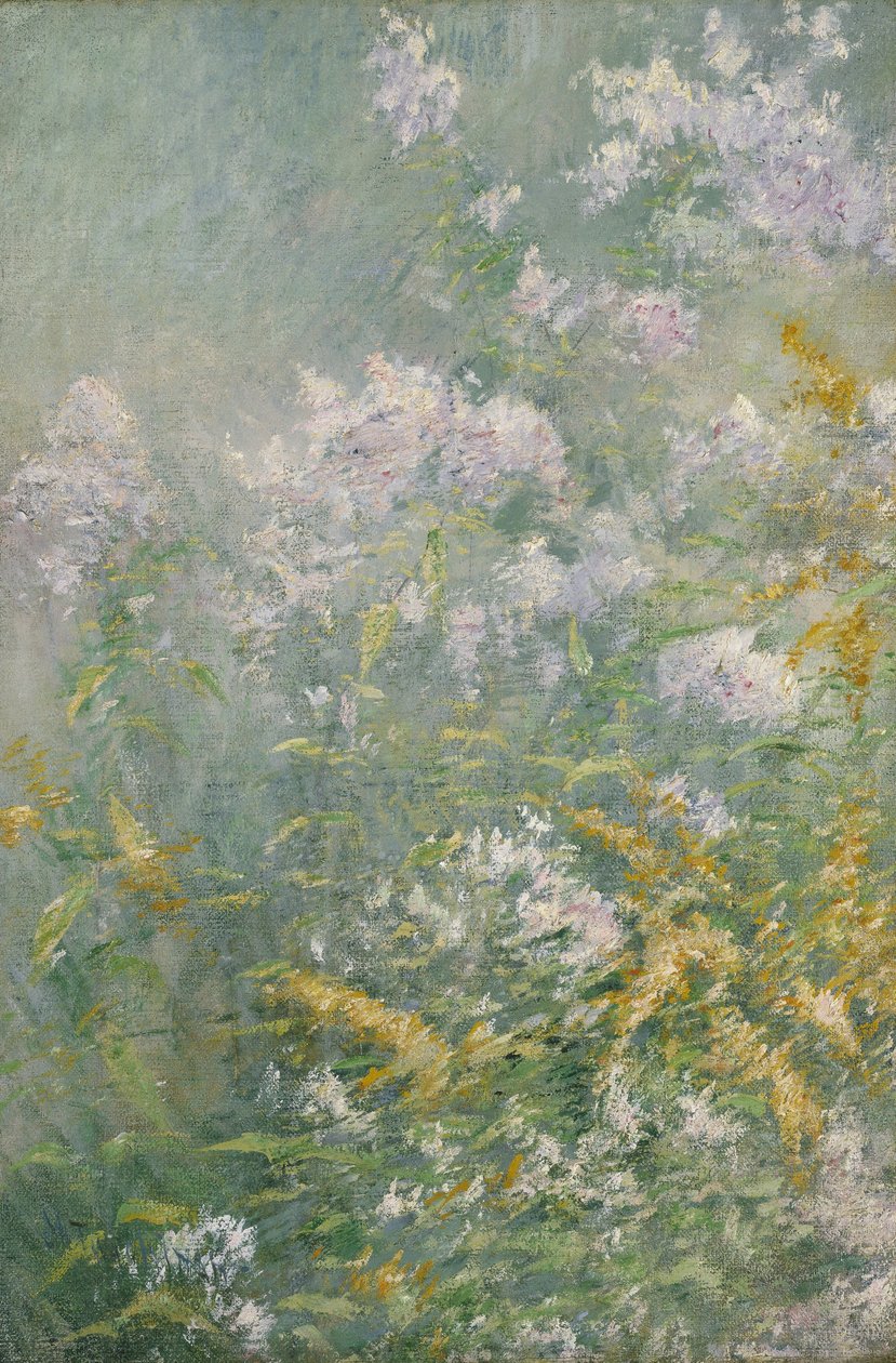 Meadow Flowers (Golden Rod and Wild Aster) av John Henry Twachtman