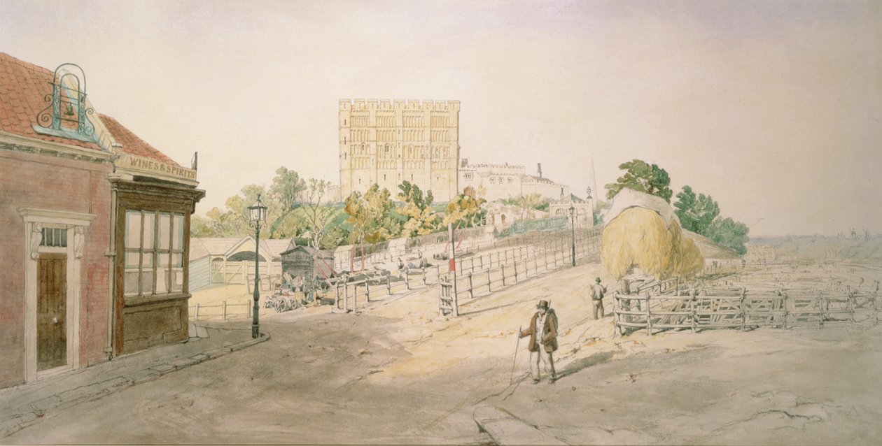 Norwich Castle av John Joseph Cotman