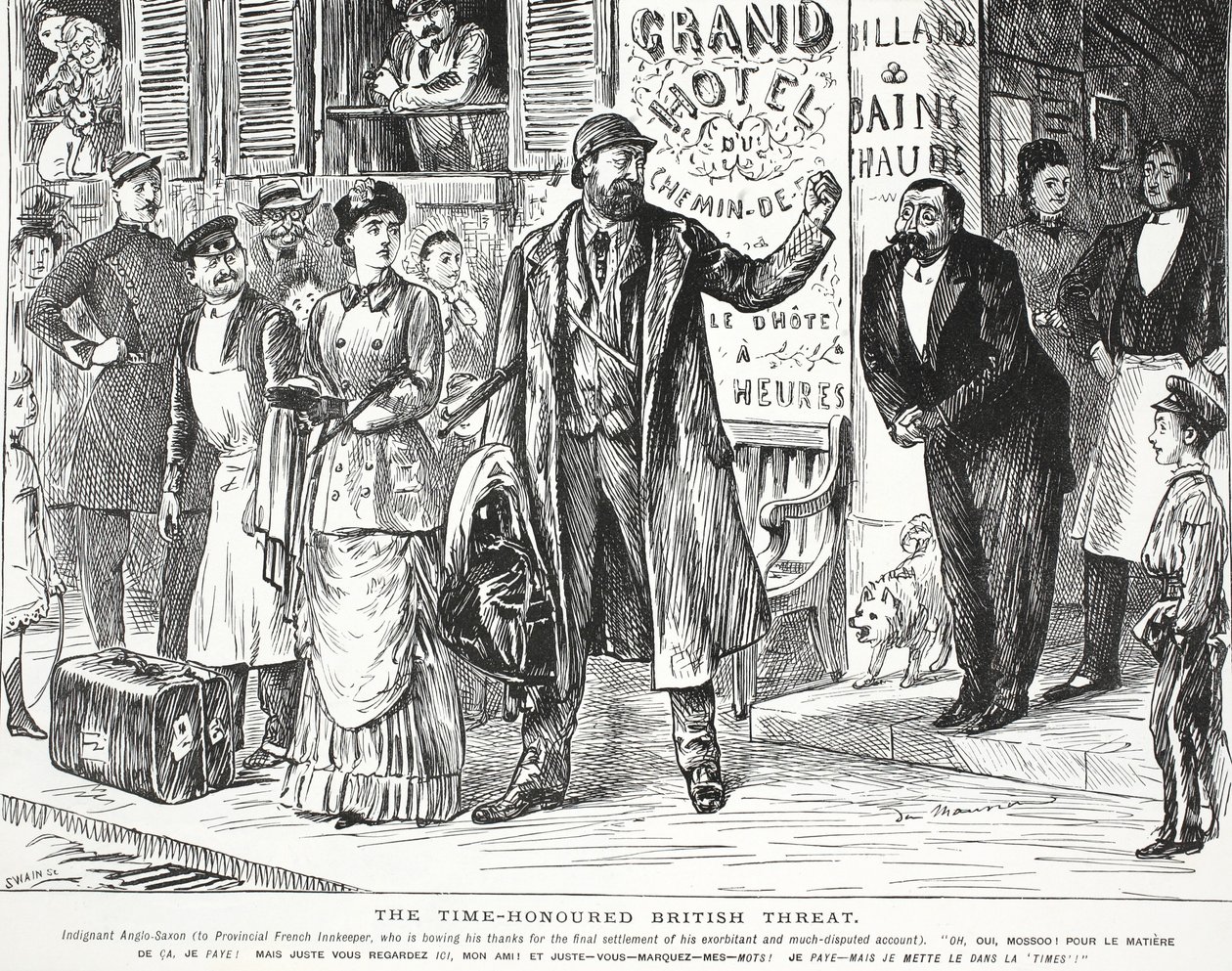 Den ærefulle britiske trusselen av John Leech