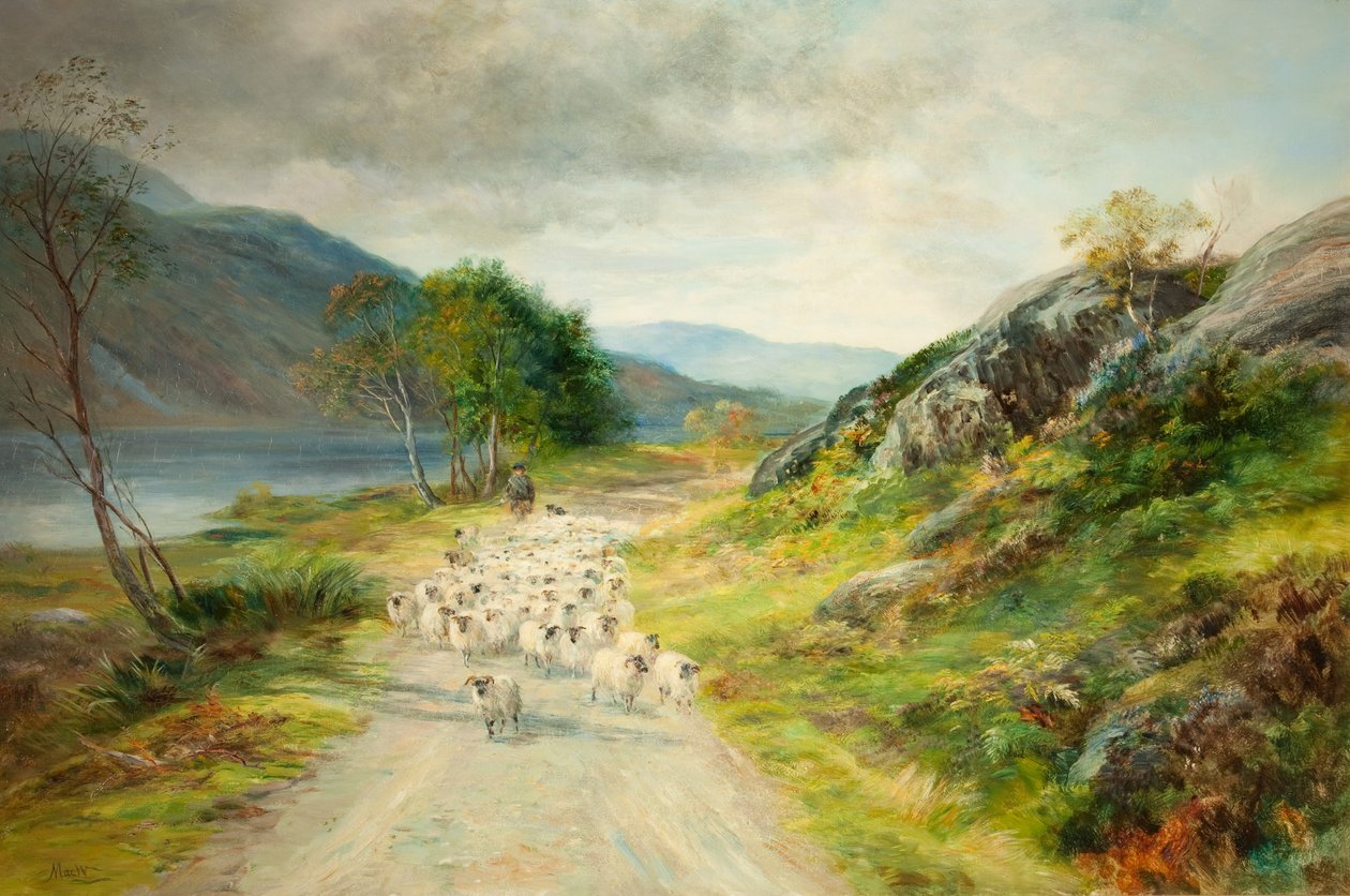 Moidart-fjellene av John MacWhirter