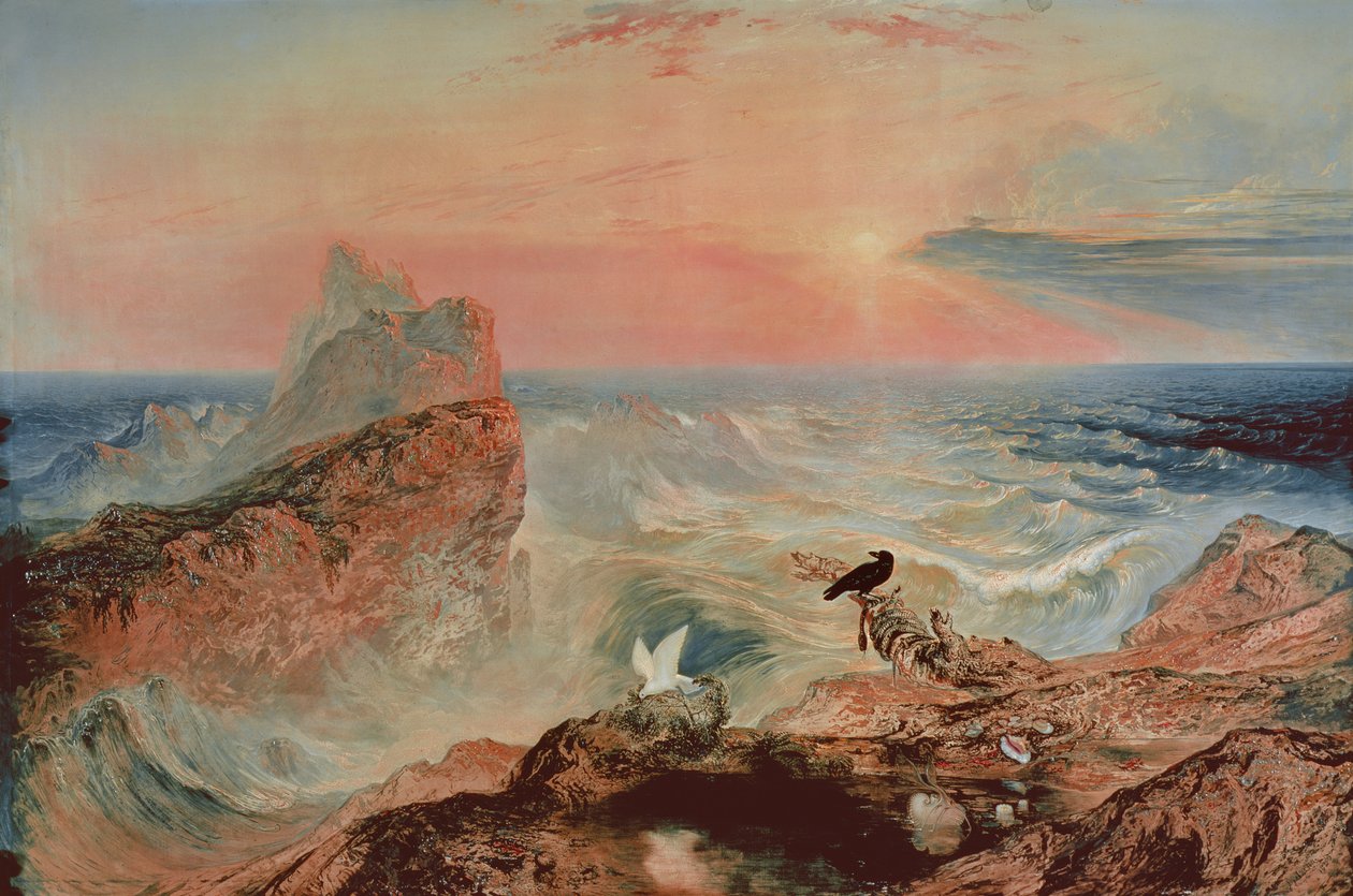 Assuaging of the Waters, 1840 av John Martin