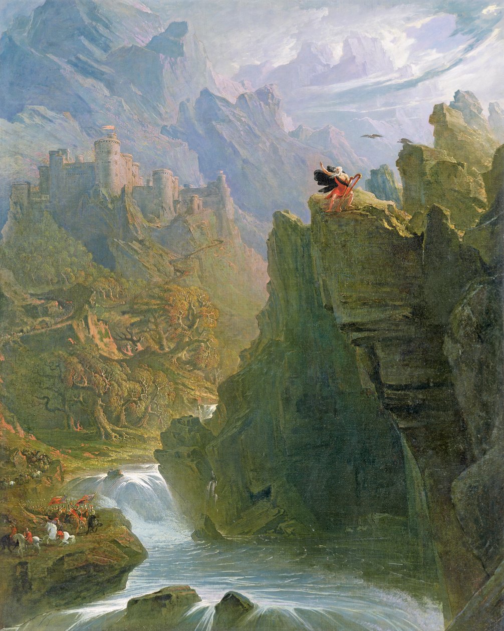 The Bard, ca. 1817 av John Martin