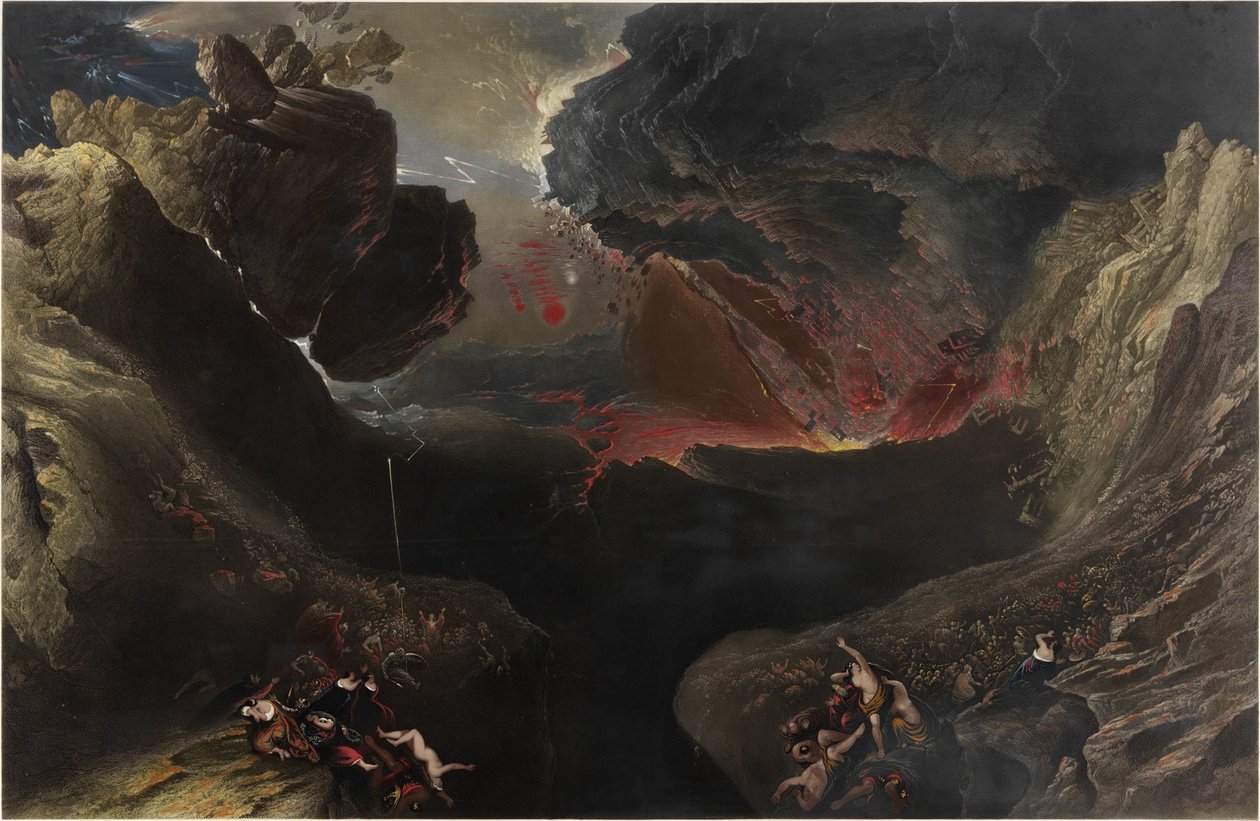 Den store dagen for hans vrede, ca. 1851-53 av John Martin