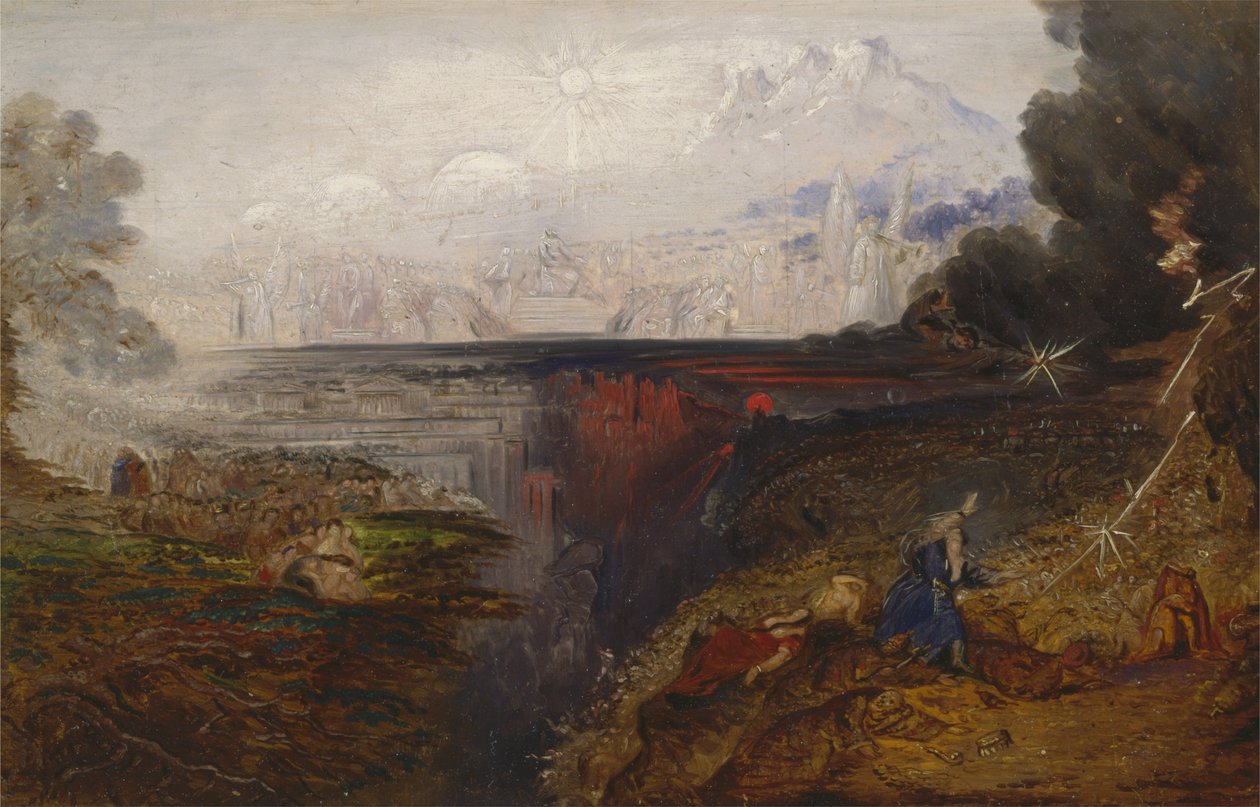 Den siste dommen (studie) av John Martin