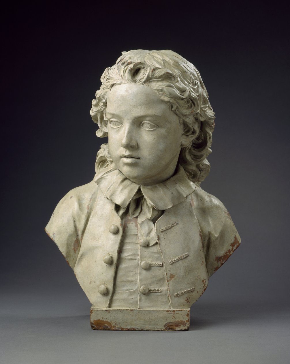 Byste av Edward Salter på seks år, 1748 (terrakotta) av John Michael Rysbrack