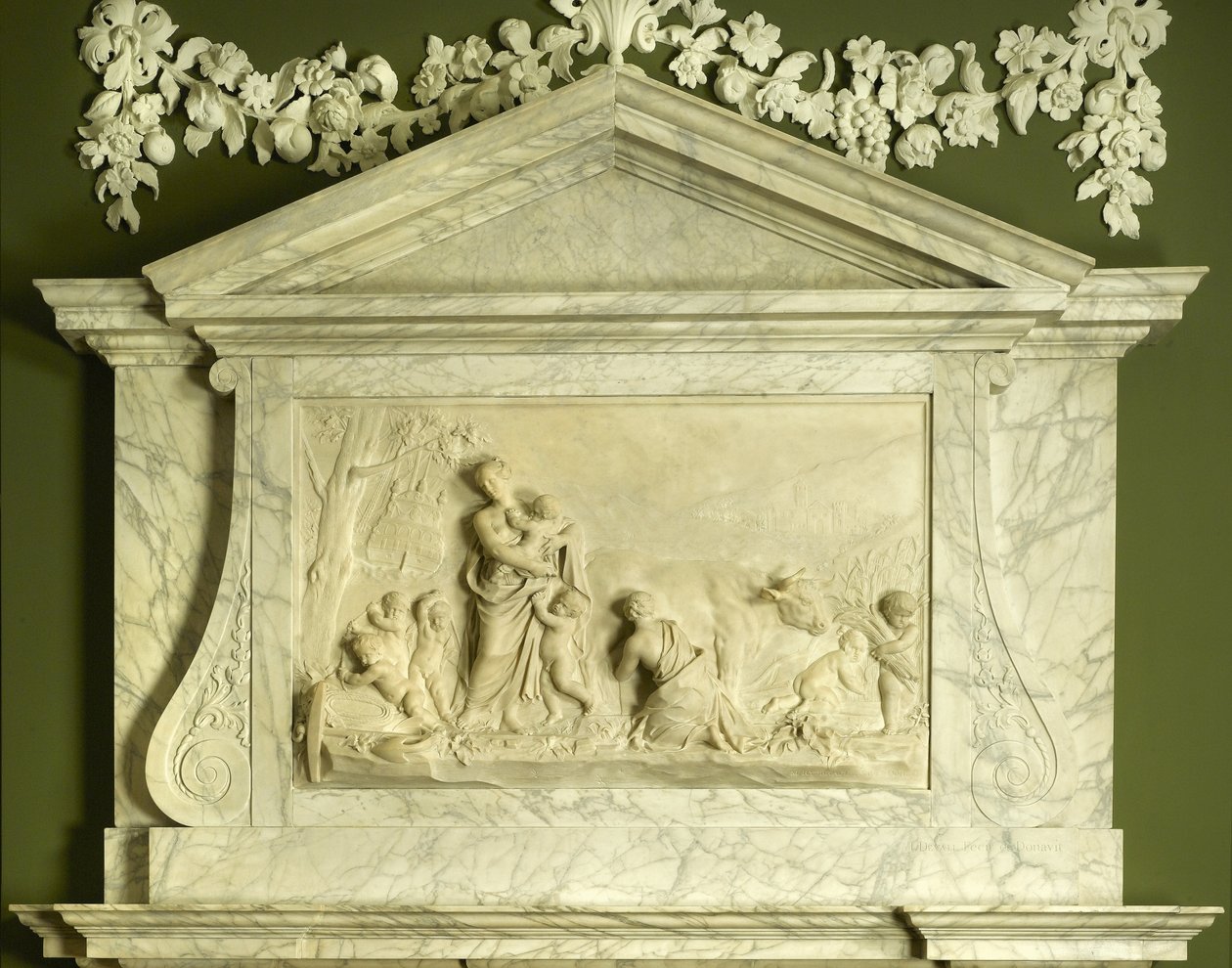 Charity, 1746 (marmor) av John Michael Rysbrack
