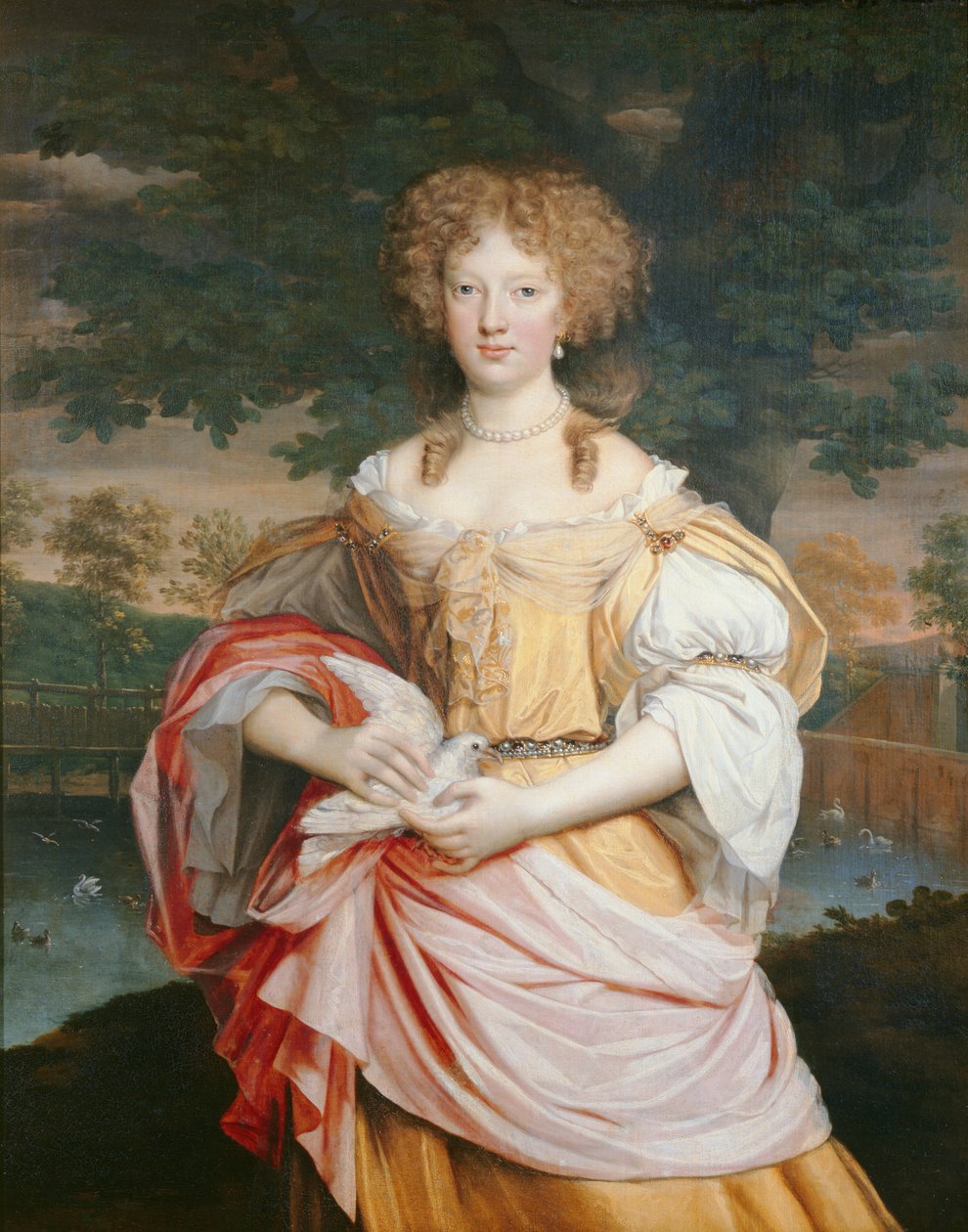 Portrett av Mary Wilbraham (1661-1737) av John Michael Wright