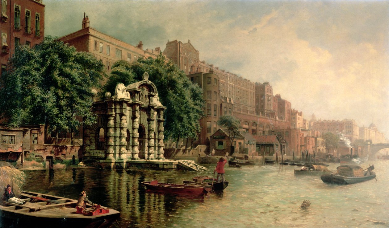 Old York Gate, Adelphi (olje) av John O