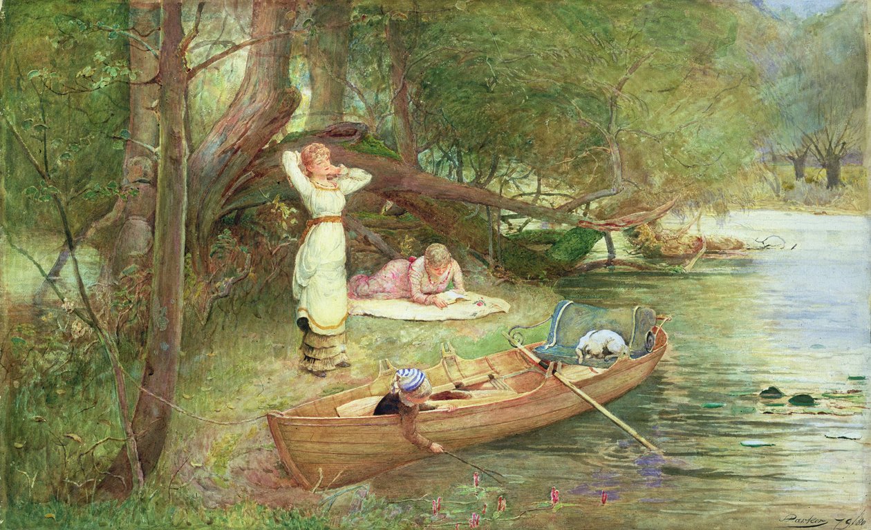 En dag på elven av John Parker