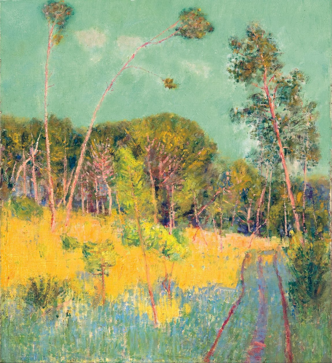 En lysning i skogen av John Peter Russell