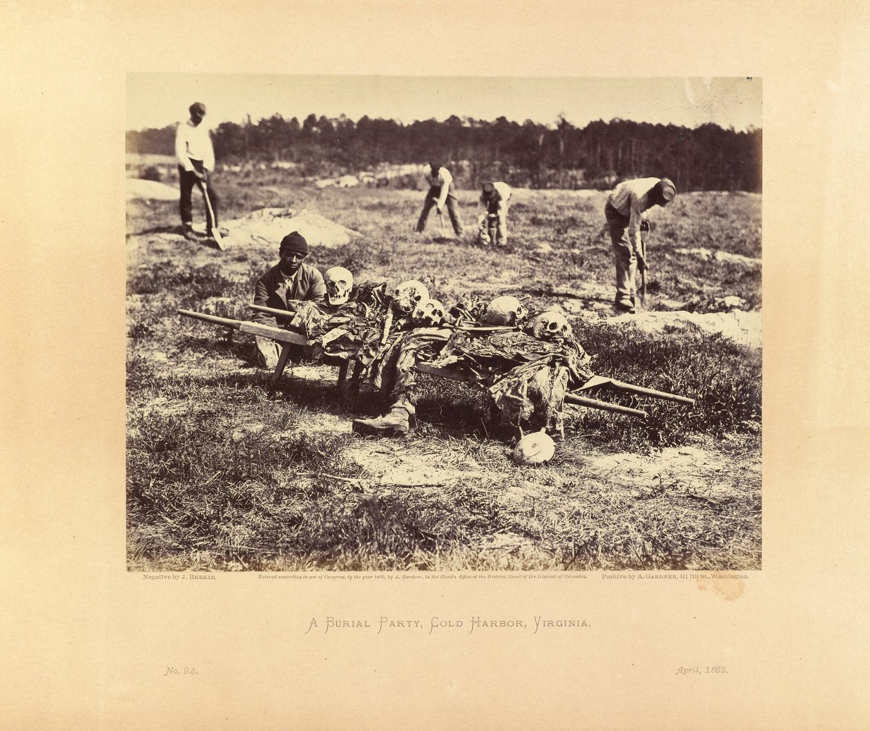 A Burial Party, Cold Harbour, Virginia av John Reekie