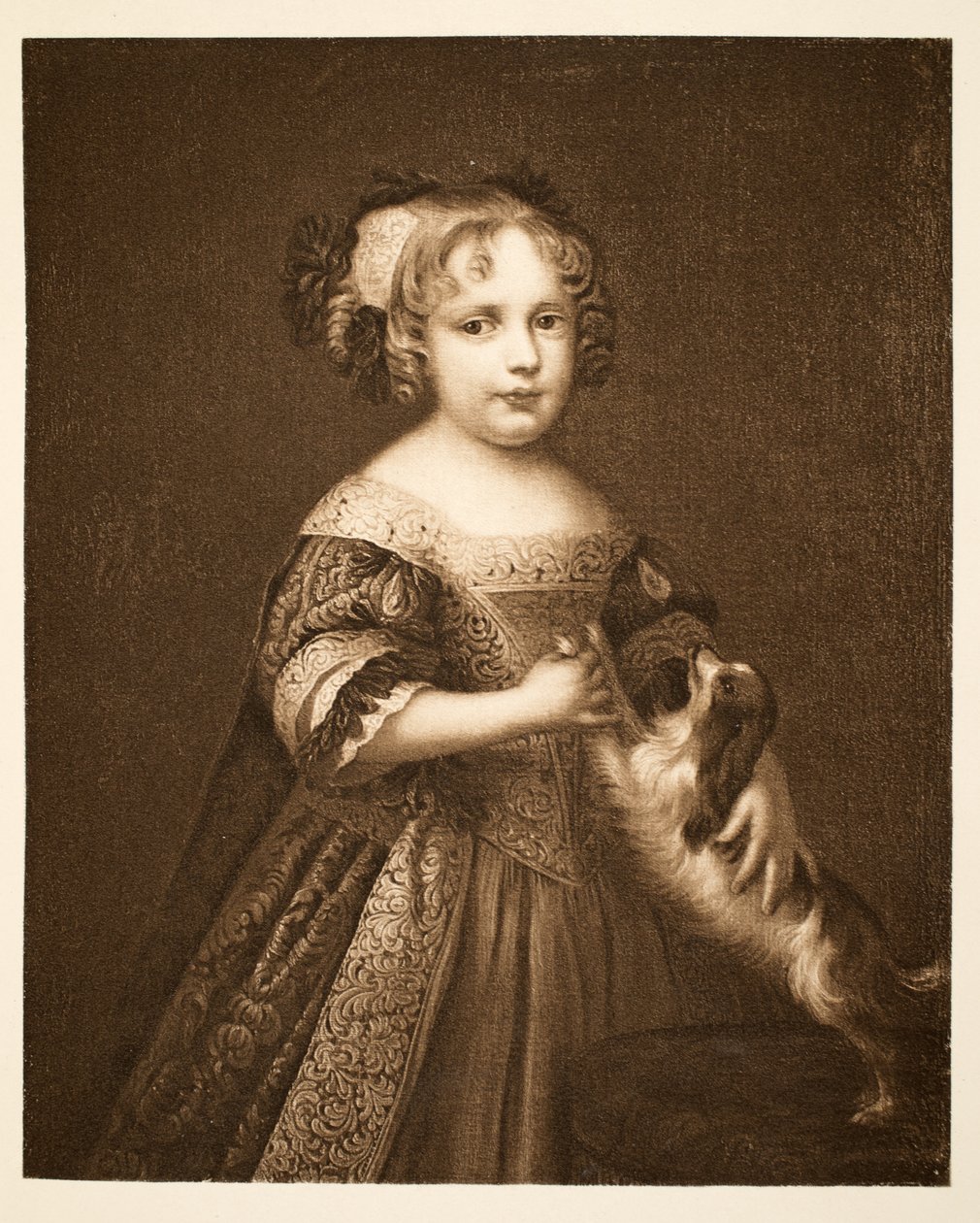 Prinsesse Anne, senere dronning, pub. 1902 (kollotype) av John Riley