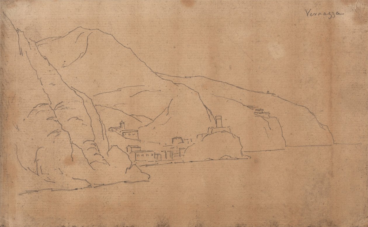 Vernazza av John Robert Cozens