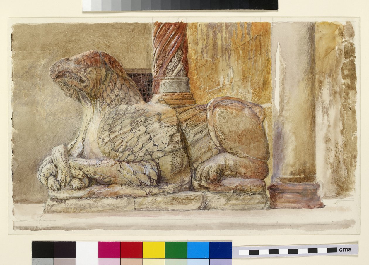 Gryphon, Verona, 1800-tallet av John Ruskin
