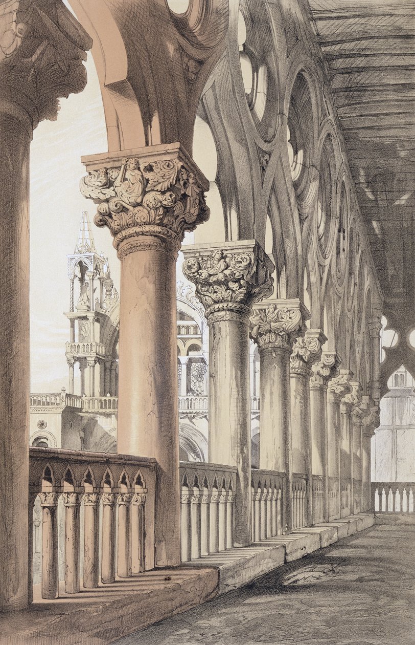 The Ducal Palace, Renaissance Capitals of the Loggia, fra 