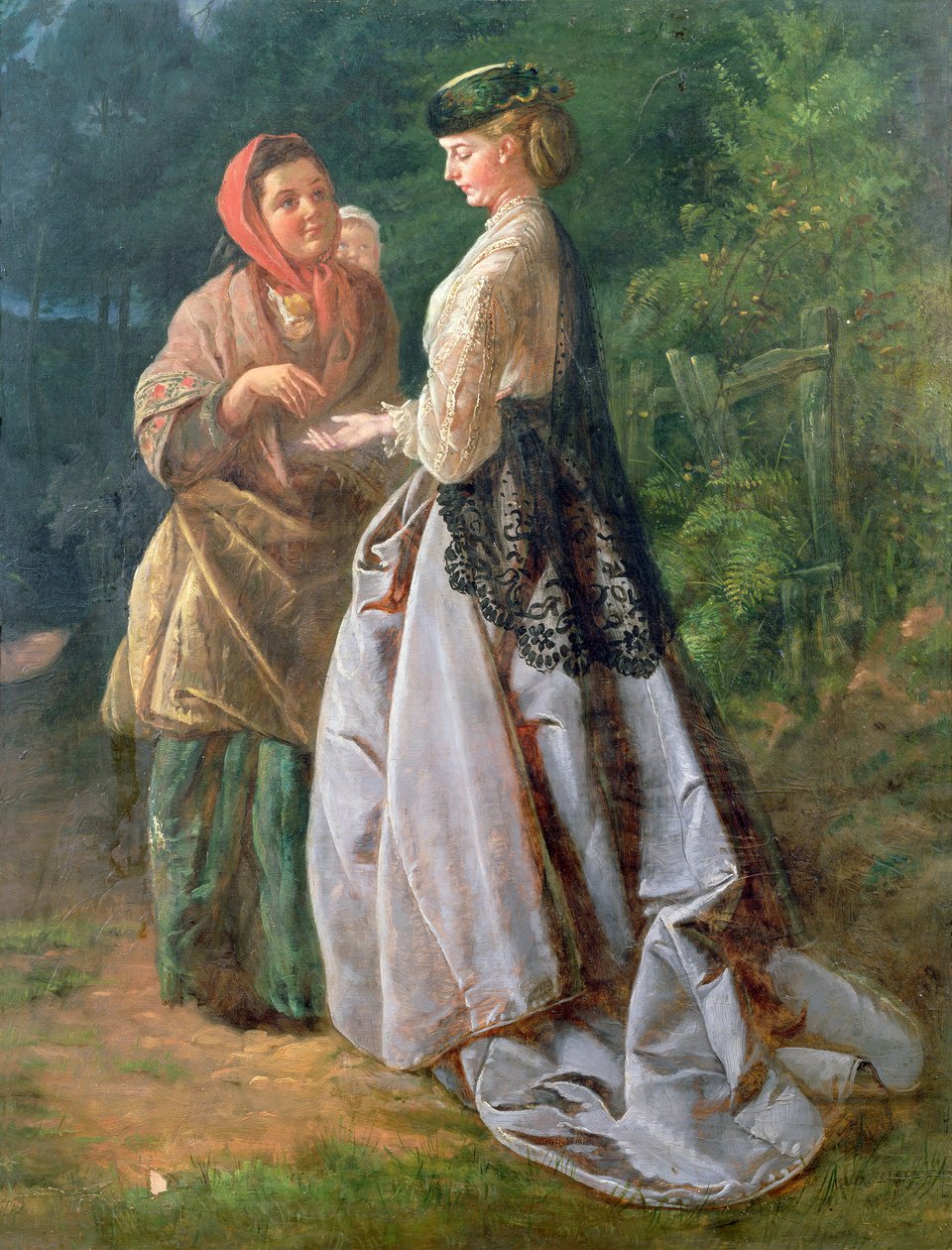 danet og den vandrende spåmannen, 1859 av John Scott Cavell