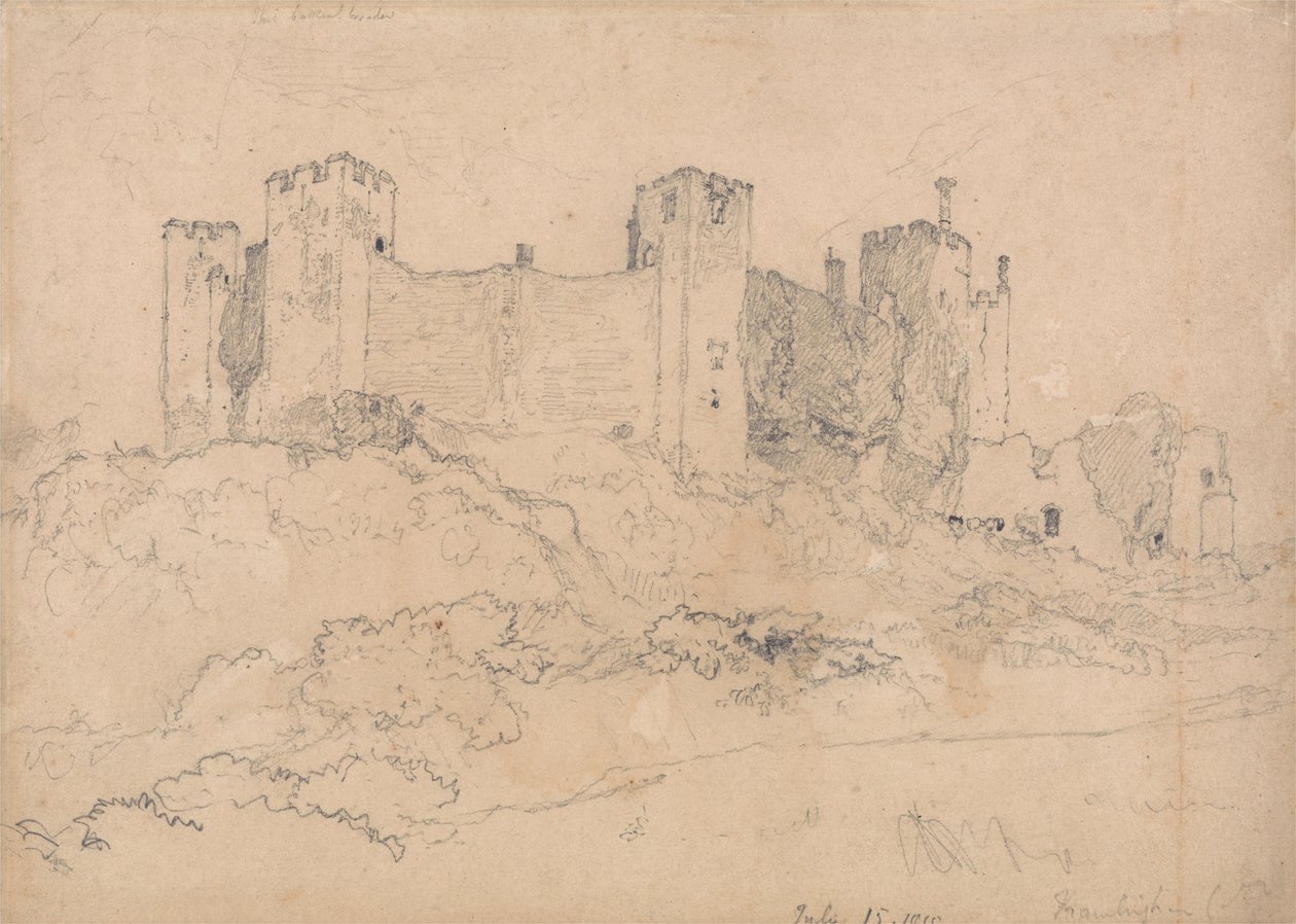 Framlingham Castle, Suffolk av John Sell Cotman