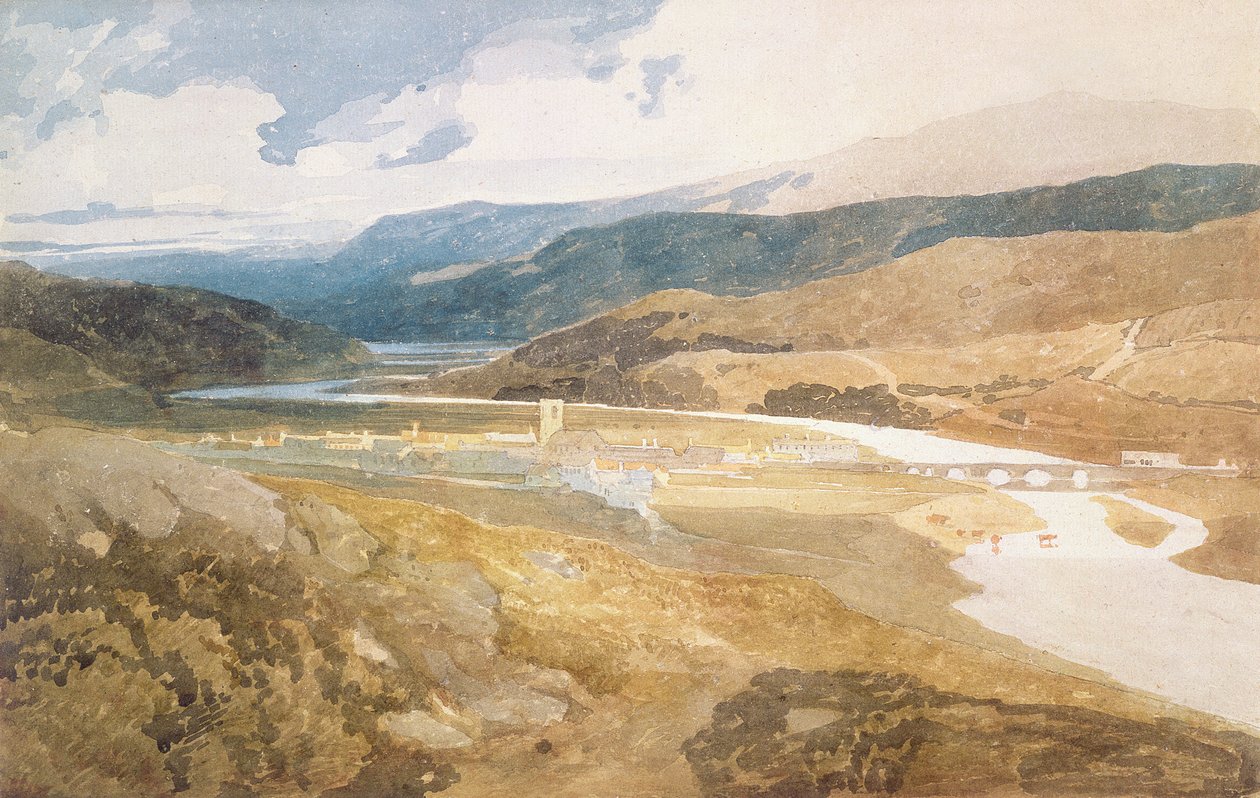 No.2303 Dolgelly, Nord-Wales, 1804-05 av John Sell Cotman