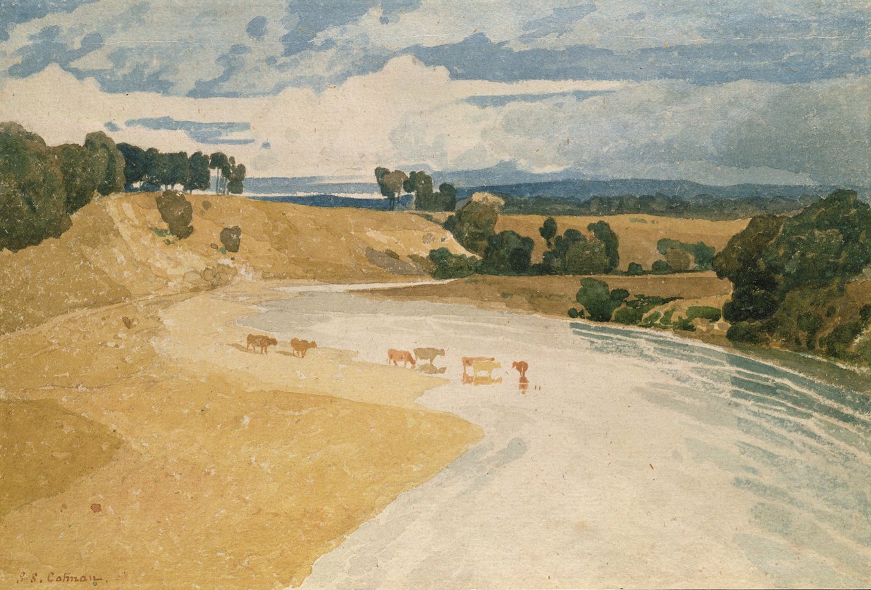 På Tees på Rockcliffe av John Sell Cotman