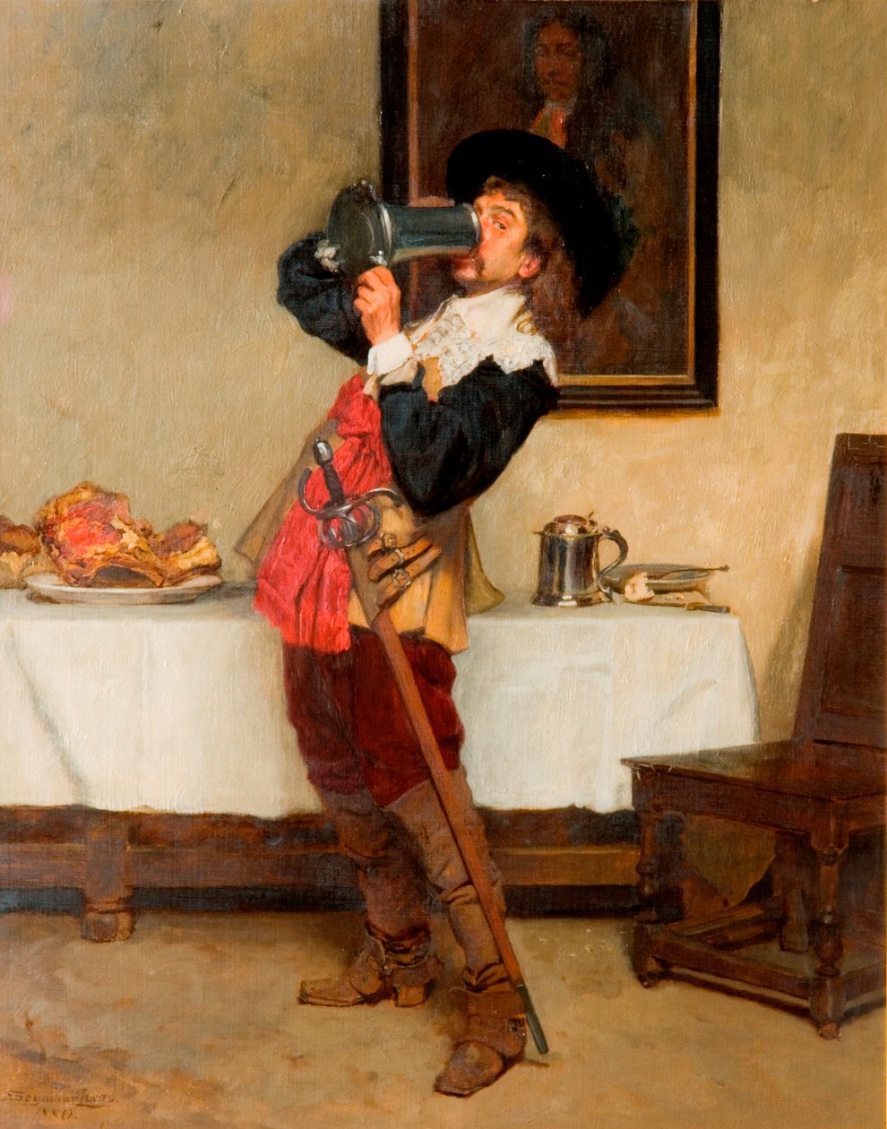 Down to the Dregs, 1880 av John Seymour Lucas