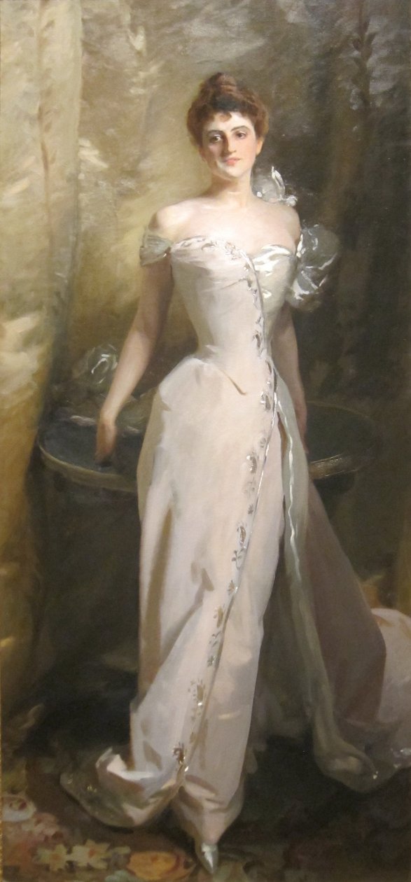 Portrett av Lisa Colt Curtis fru Ralph Curtis Lisa de Wolfe Coltn av John Singer Sargent