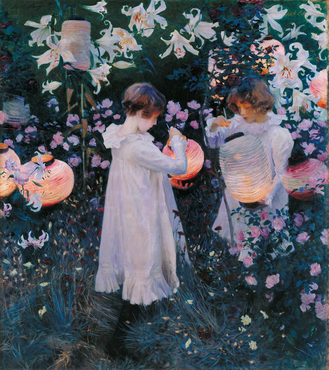 Nellike, Lily, Lily, Rose av John Singer Sargent