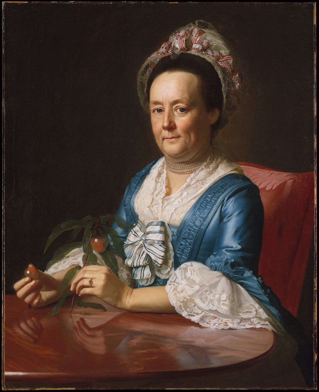 Portrett av fru John Winthrop av John Singleton Copley