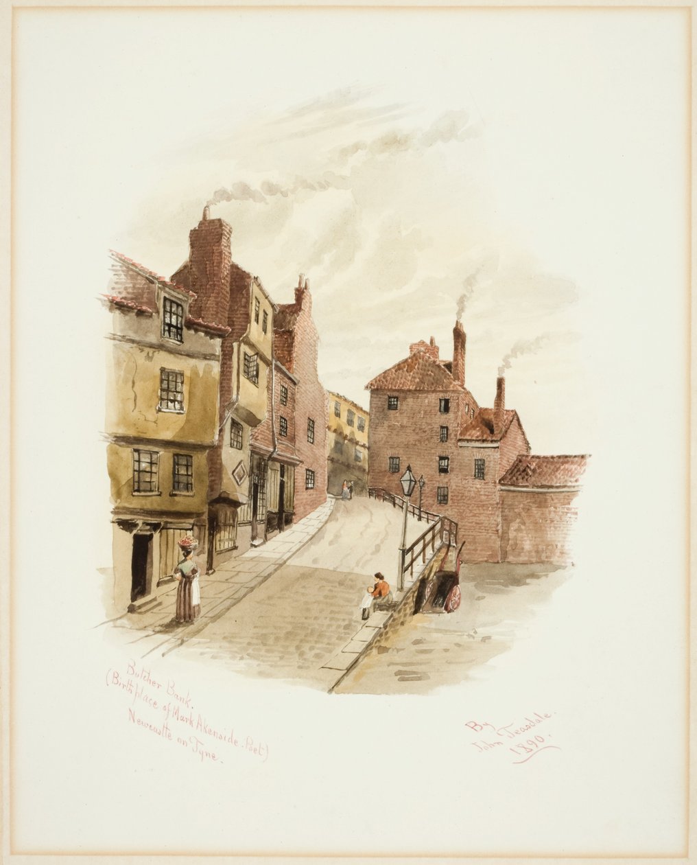 Butcher Bank, Newcastle upon Tyne (kroppsfarge) av John Teasdale