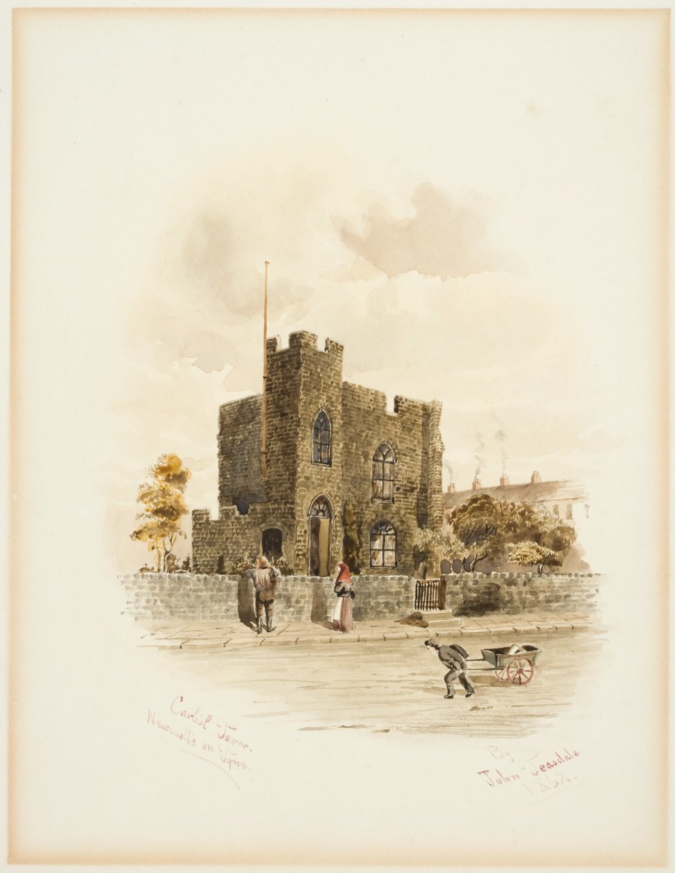 Carliol Tower, Newcastle upon Tyne (kroppsfarge) av John Teasdale