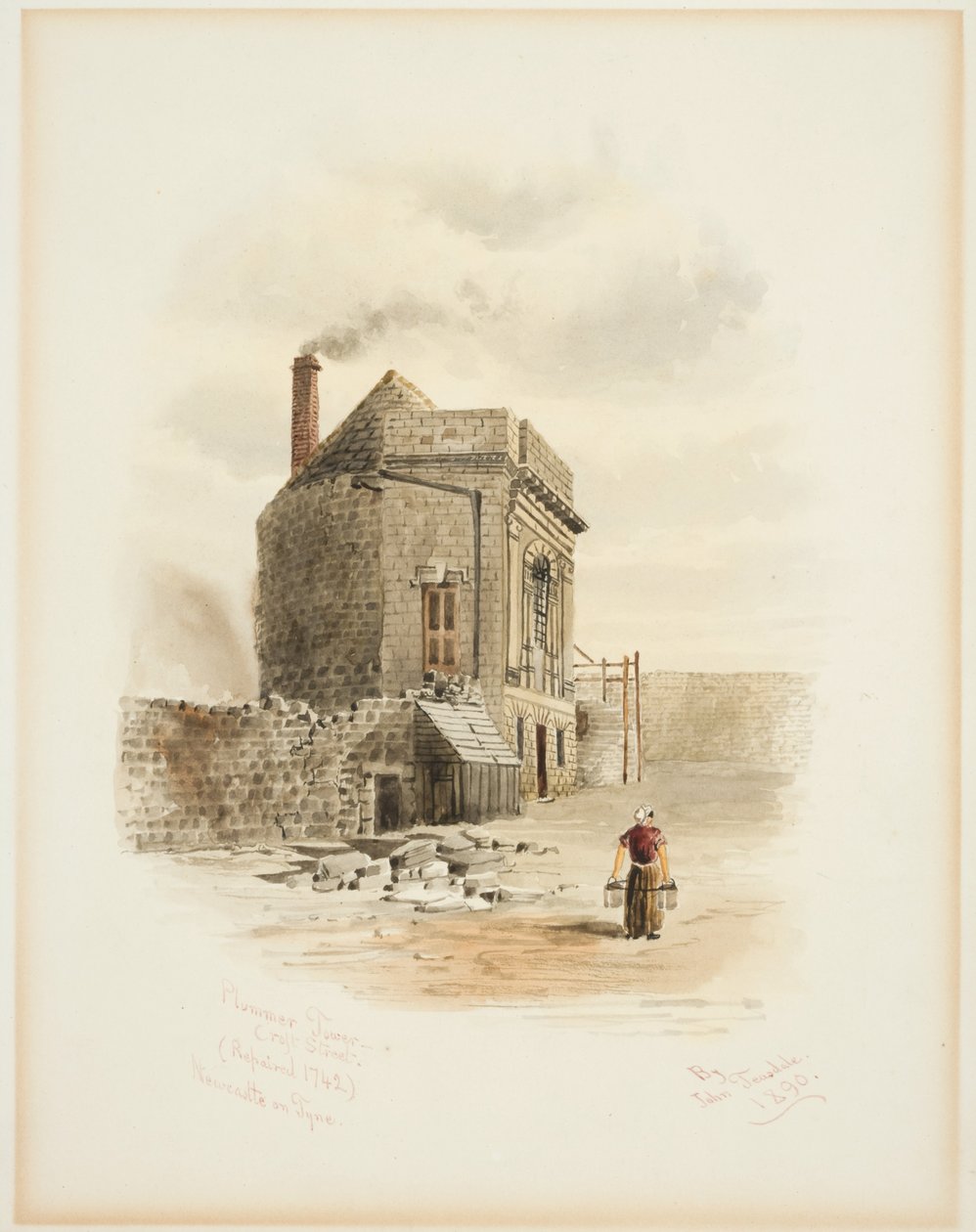 Plummer Tower, Croft Street, Newcastle upon Tyne (kroppsfarge) av John Teasdale