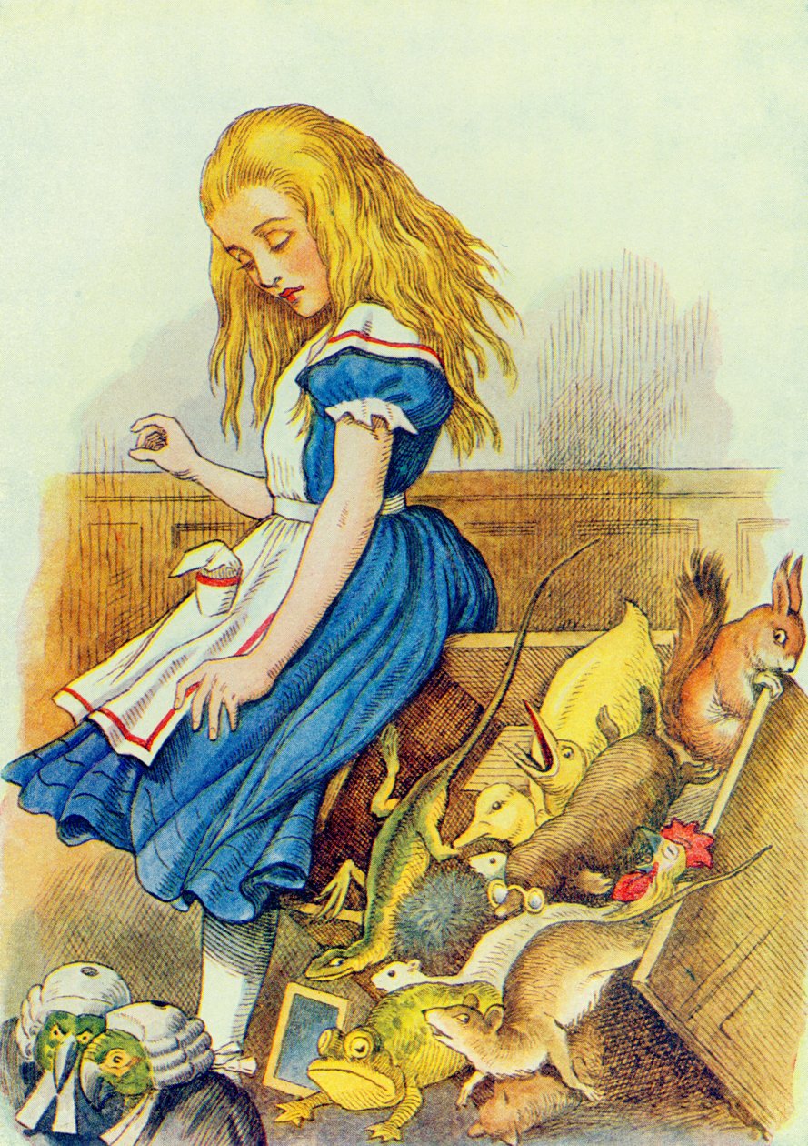 Alice Upsets the Jury-Box, illustrasjon fra 