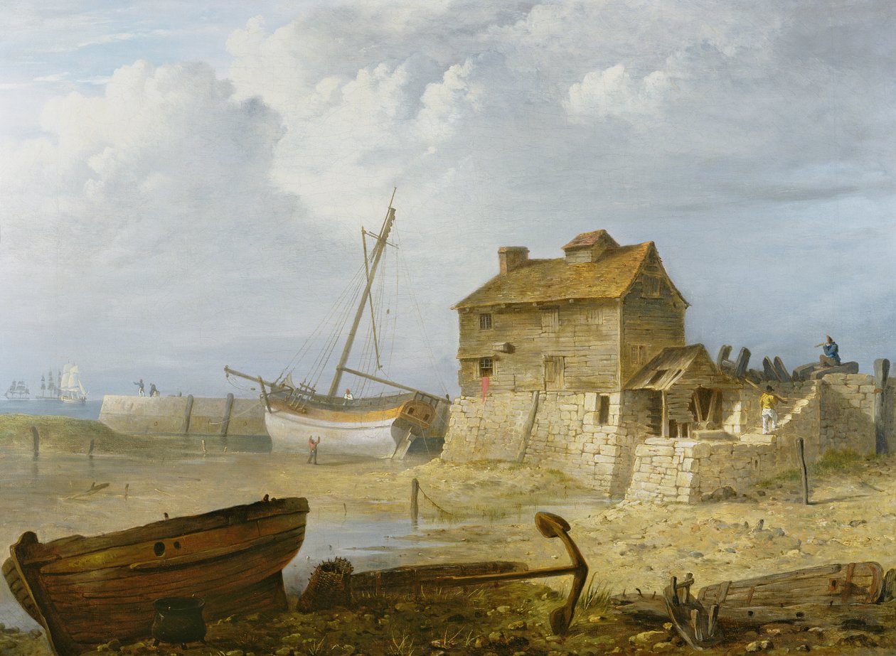 Tidevannsmøllen i Emsworth av John Thomas Serres