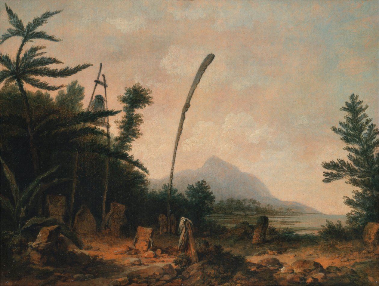 Gravfelt i Sørhavet av John Webber