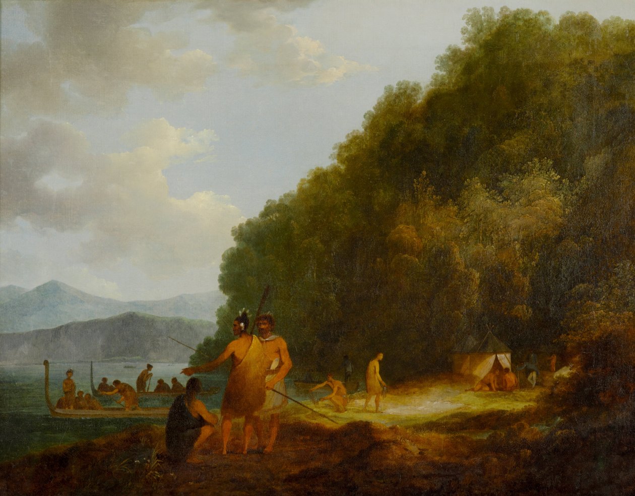Ship Cove, Queen Charlotte Sound av John Webber