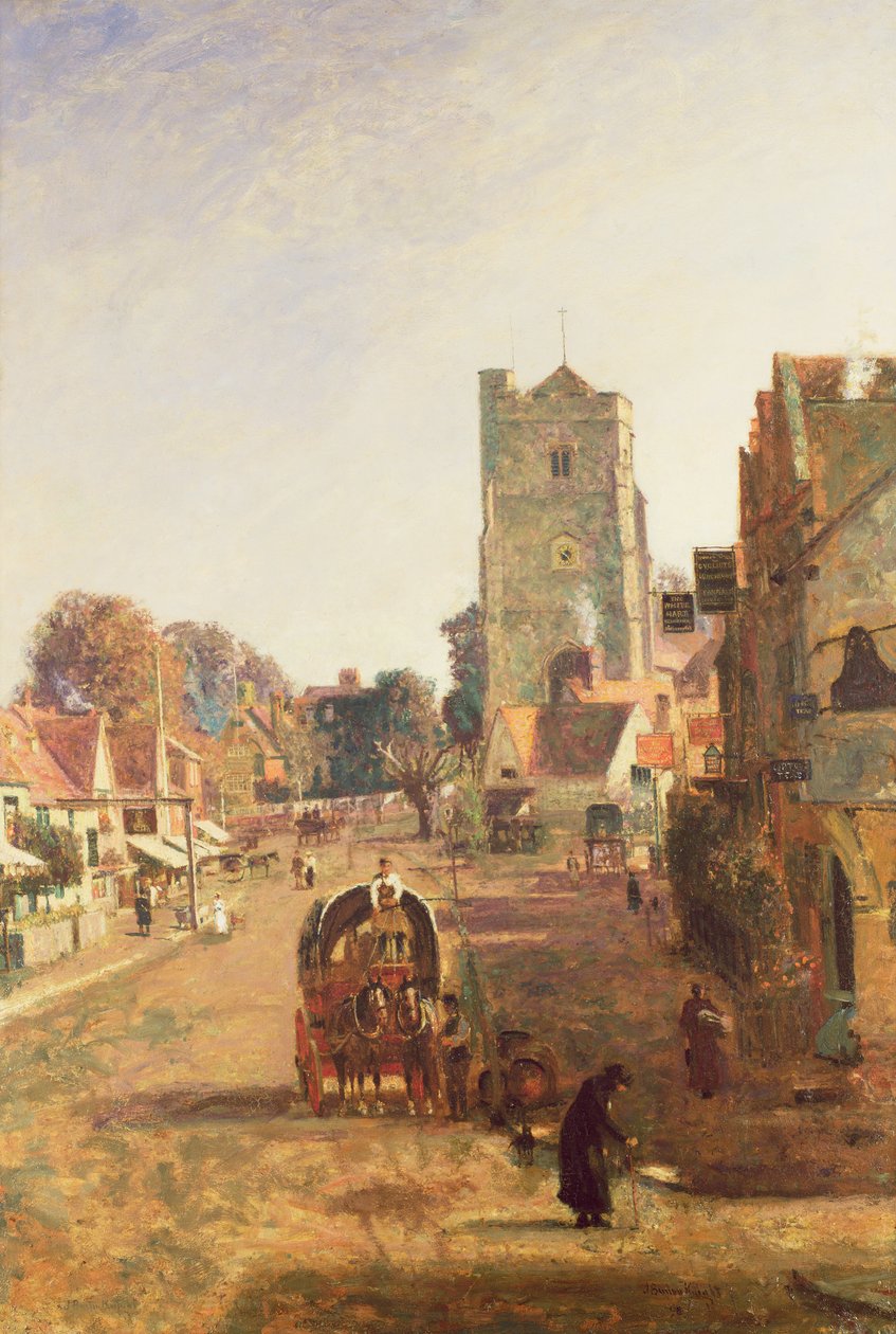Utsikt over Pinner av John William Buxton Knight