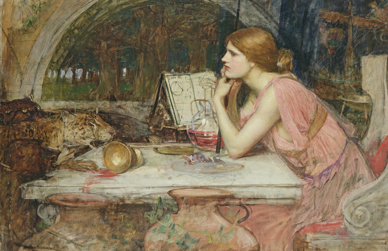 Circe (trollkvinnen) 1911 av John William Waterhouse