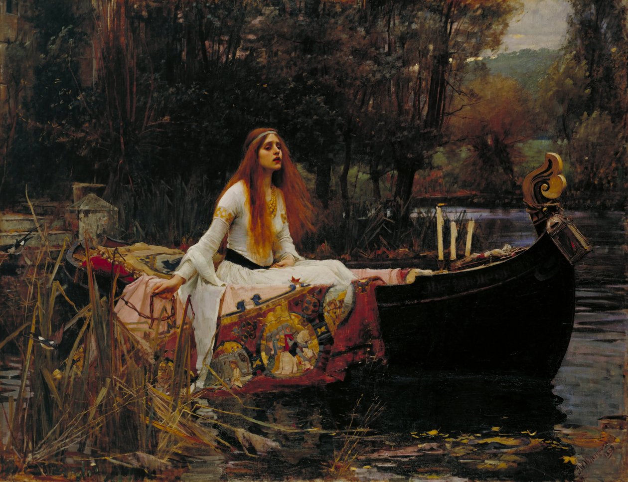 Fruen av Shalott av John William Waterhouse