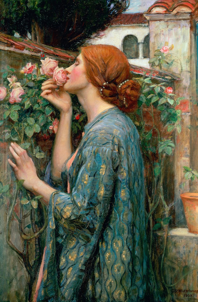 Rosens sjel, 1908 av John William Waterhouse