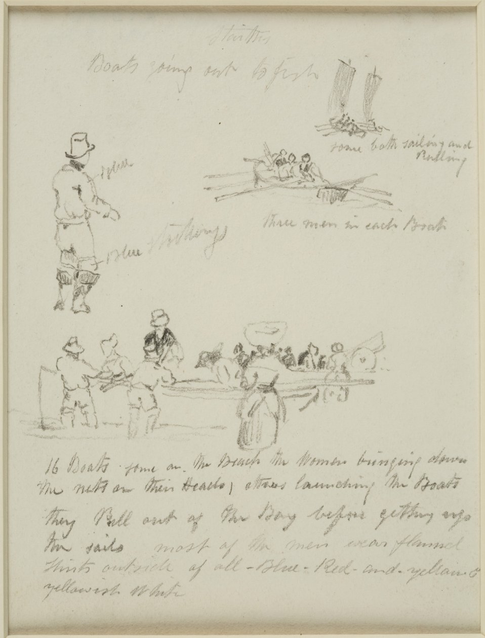 Fiskebåter av John Wilson Carmichael