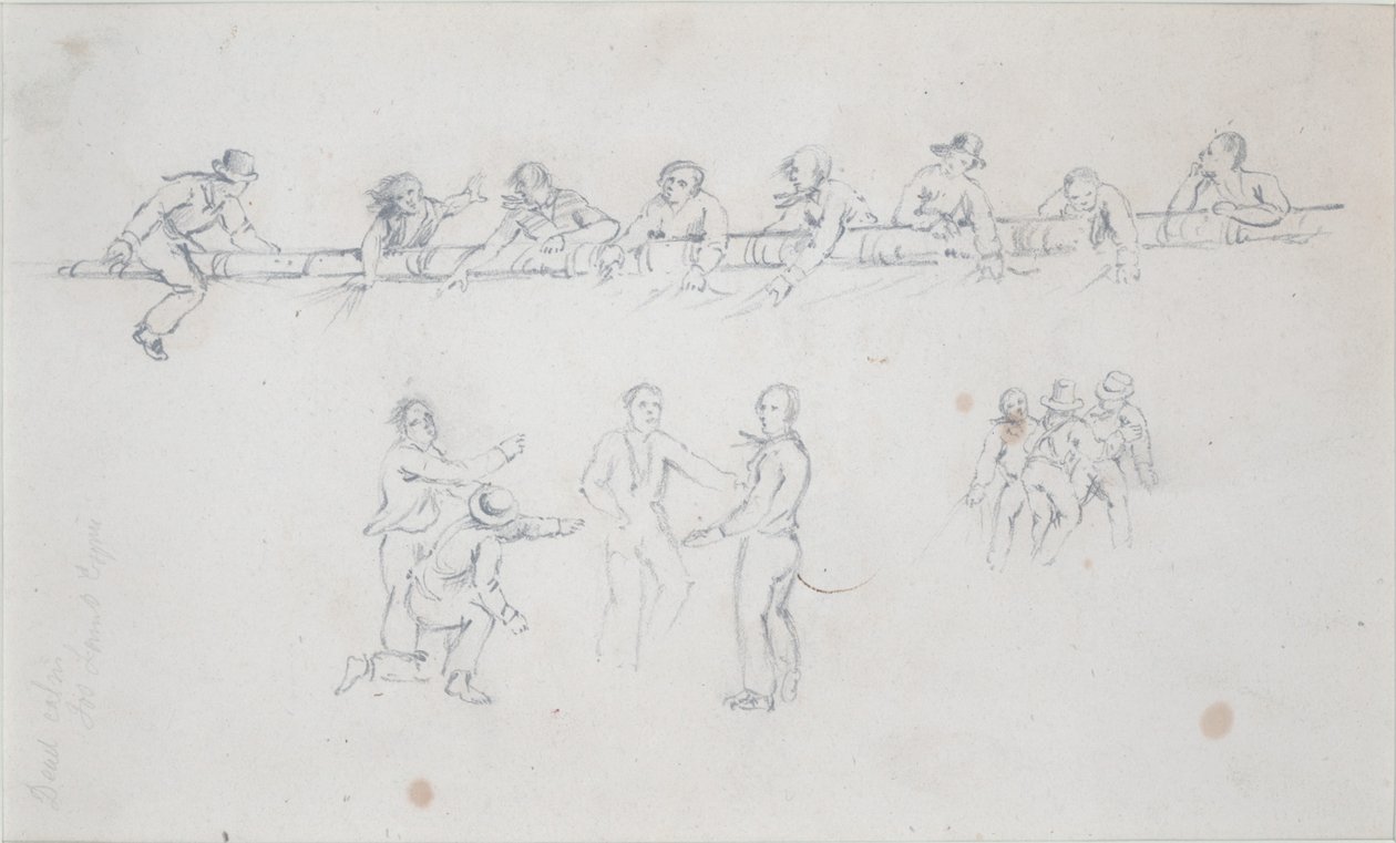 Studie av sjømenn av John Wilson Carmichael
