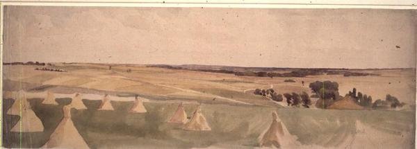 Battlefield of Crecy, 26. august 1346 av John Absolon