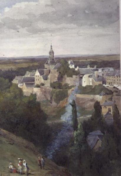 Moncontour, Bretagne av John Absolon